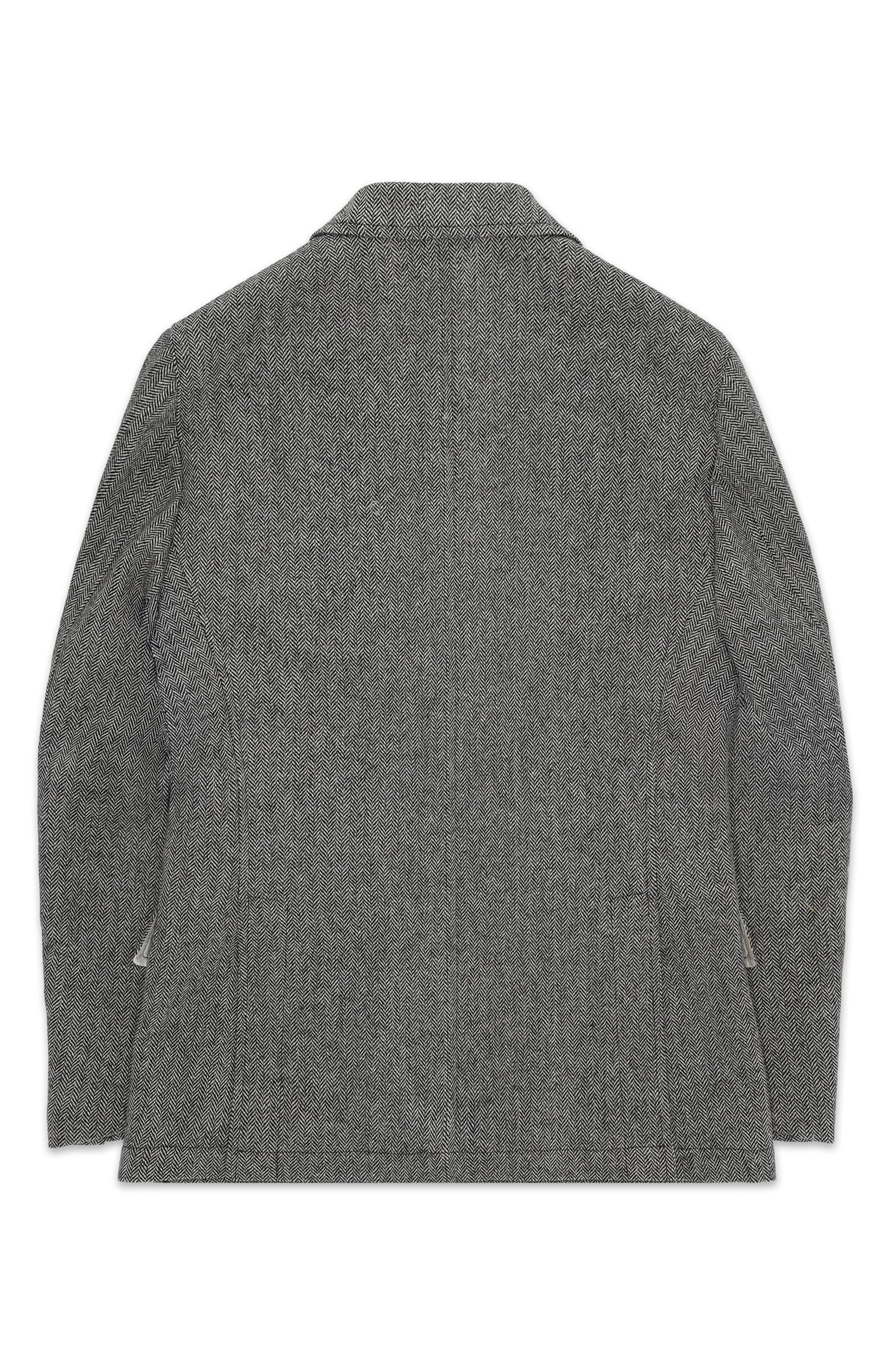 Travel Classic Herringbone Double Breasted Blazer - image 2