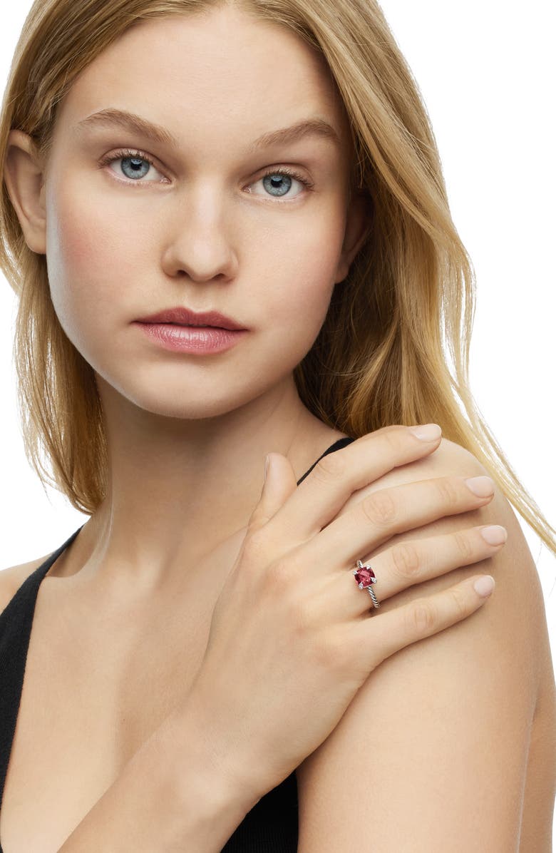 Chatelaine<sup>®</sup> Ring with Semiprecious Stone & Diamonds
