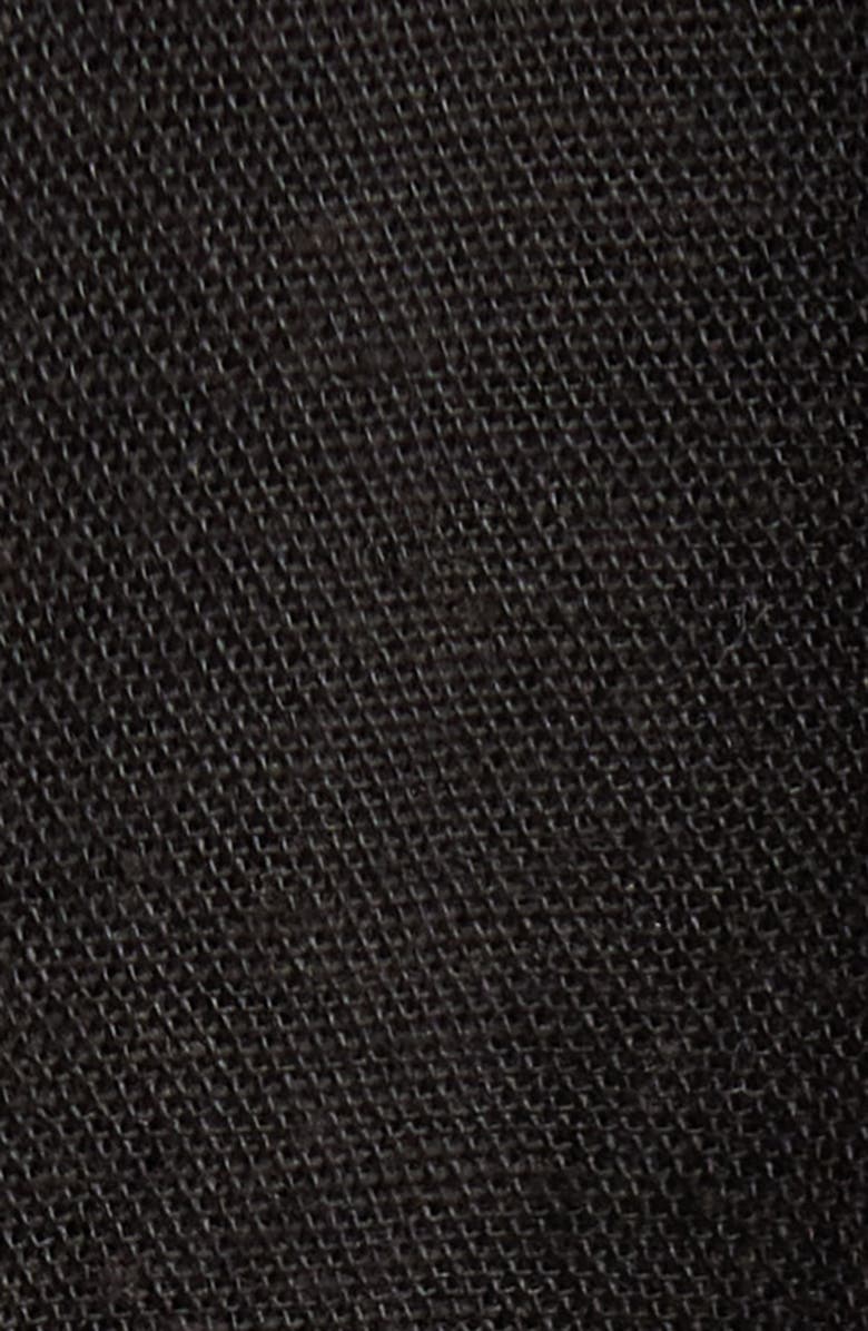 Nordstrom Ruched Plunge Maxi Cover-Up Dress, Alternate, color, Black