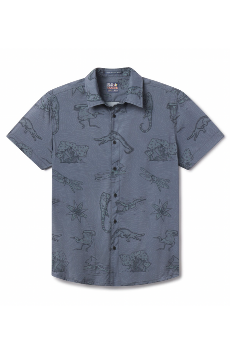 Baja Llama El Manglar - Mojave Button Up, Main, color, Black
