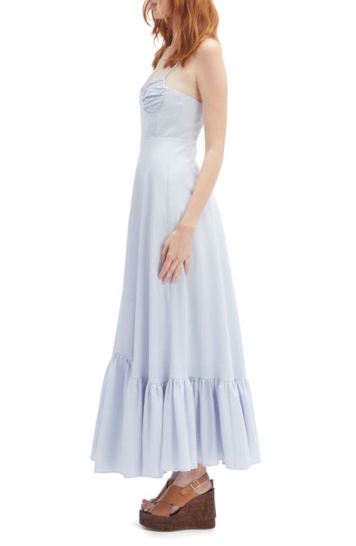 Bardot Marian Linen Blend Maxi Dress In White