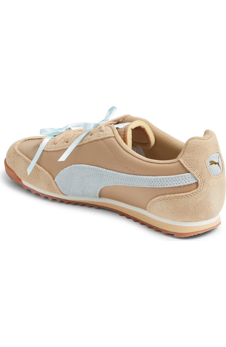 PUMA Arizona Bow Sneaker, Alternate, color, Sand Dune/ Fresh Water