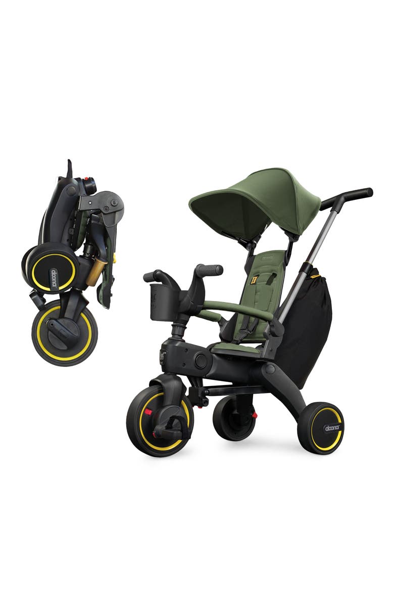 Liki S3 Convertible Stroller Trike, Alternate, color, DESERT GREEN