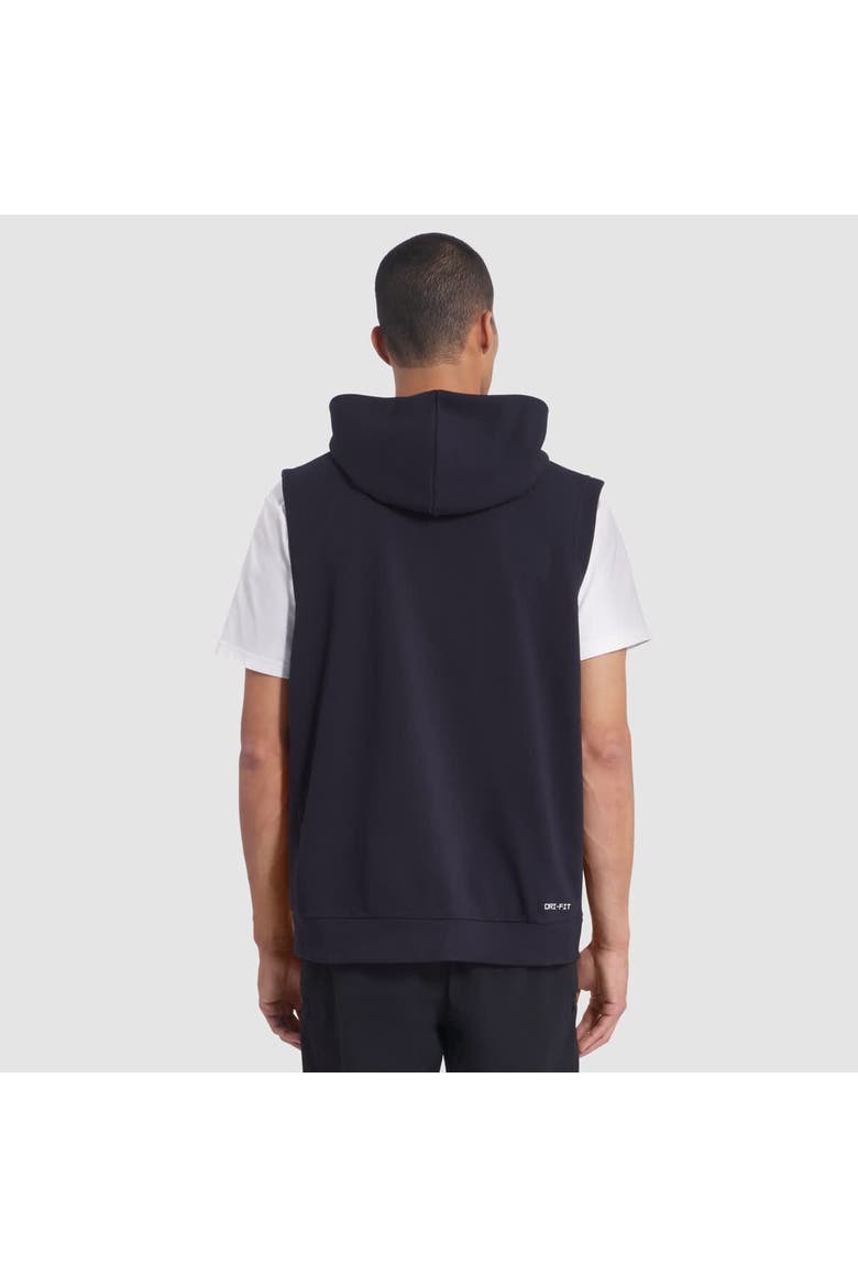 Men's Nike Midnight Blue Los Angeles Rams 2025 Rivalries Collection Standard Issue Sideline Dri-FIT Sleeveless Hoodie, Alternate, color, Dark Blue