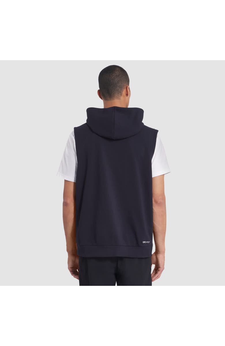 Nike Men's Nike Midnight Blue Los Angeles Rams 2025 Rivalries Collection Standard Issue Sideline Dri-FIT Sleeveless Hoodie, Alternate, color, Dark Blue