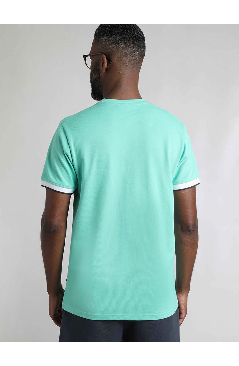 Weird Fish Danville Pique T-Shirt, Alternate, color, Aqua Marine