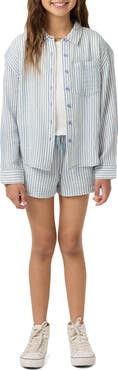 O'Neill Kids' Leni Long Sleeve Stripe Shirt