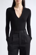 Max Mara Deep V-Neck Sweater