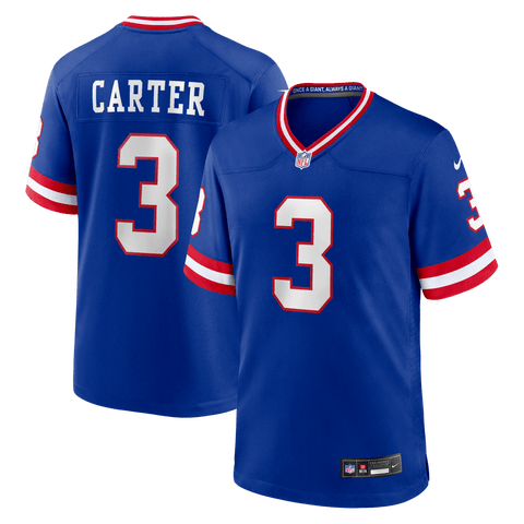 Men's Nike Abdul Carter  Royal New York Giants Alternate 2 Game Jersey