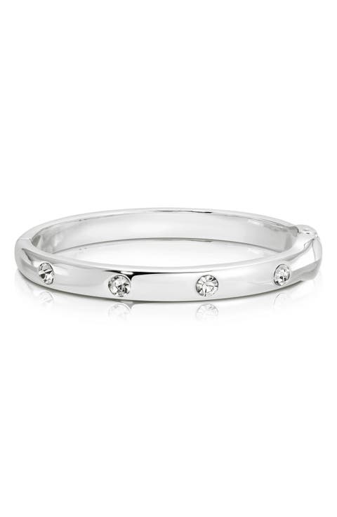 Studded Crystal Bangle