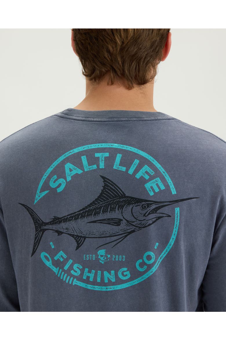Offshore Strike Long Sleeve Tee, Alternate, color, FUTURE GREY