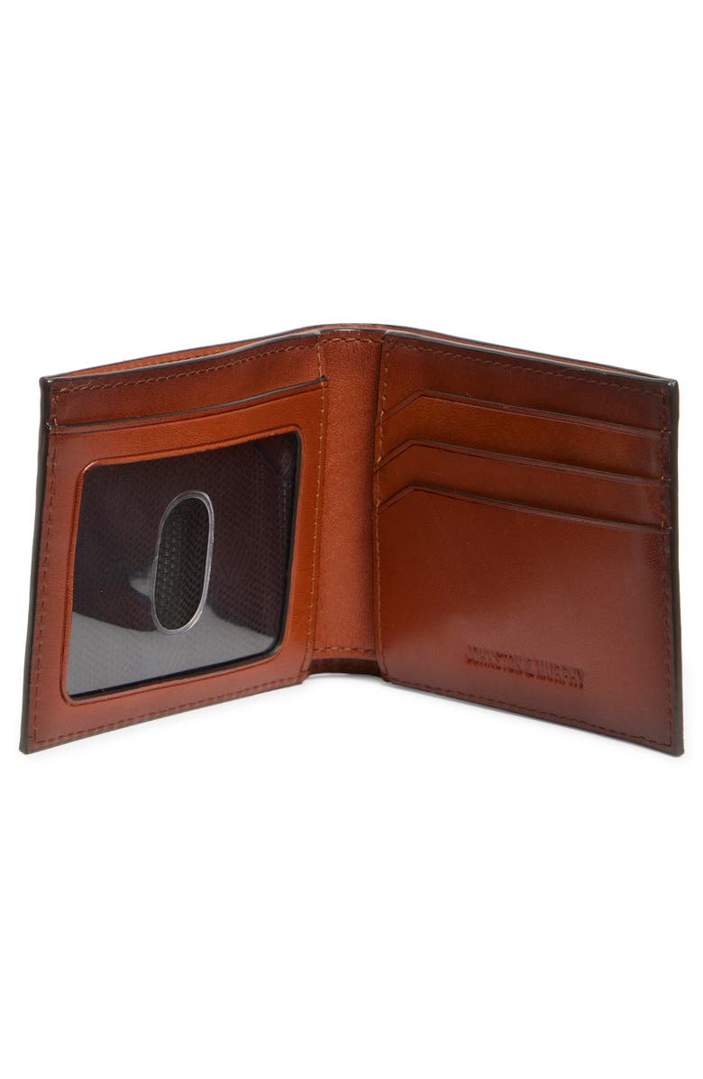Johnston & Murphy Leather Bifold Wallet, Alternate, color, 