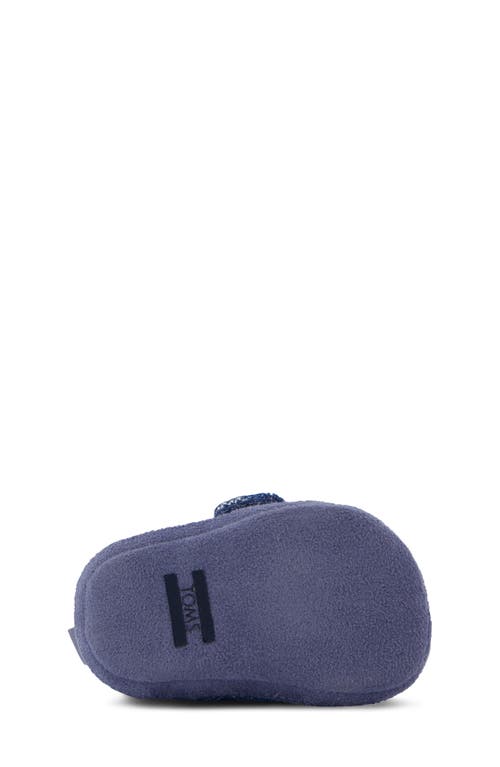 Toms Alpargata Crib Shoe In Blue