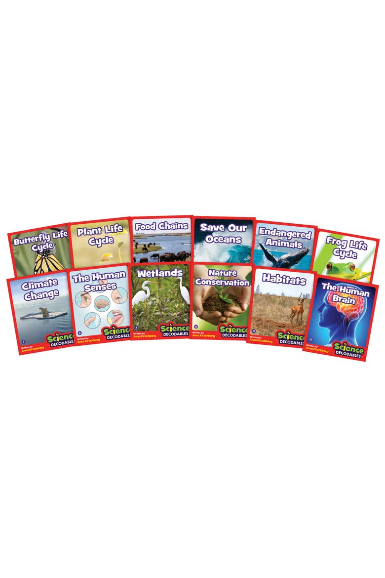 Phase 6 Nonfiction Educational Learning Set, Alternate, color, Multicolored