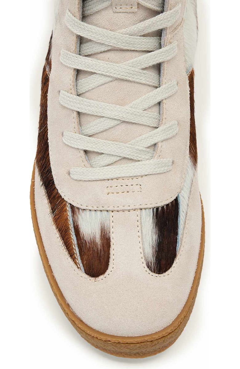 AllSaints Louise Genuine Claf Hair High Top Sneaker, Alternate, color, Cow Print
