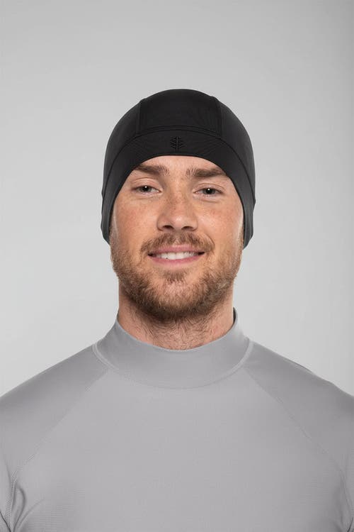 Coolibar Unisex LumaLeo Aqua Sun Skully Cap, UPF 50+ Sun Protection in Black at Nordstrom