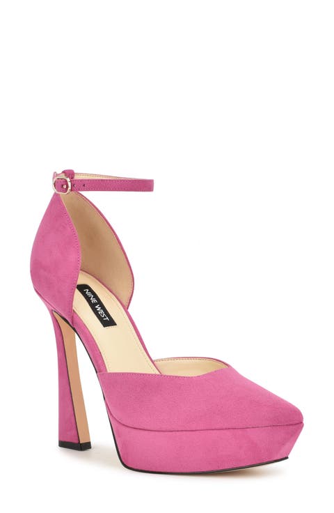 Laken Pointed Toe Platform Pump