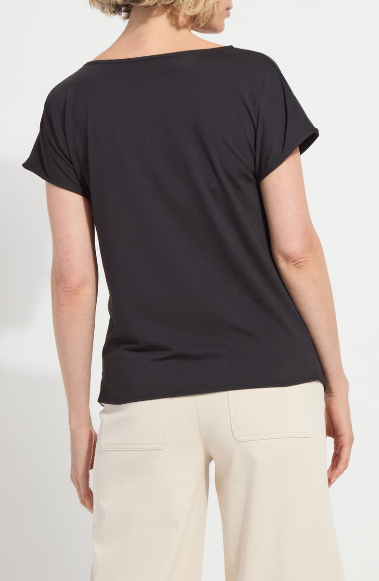 Lysse Ensley Cowl Neck Top, Alternate, color, Black
