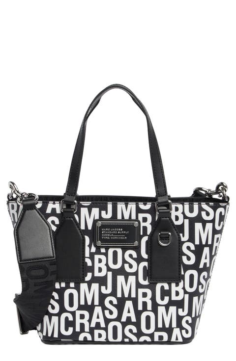Jumbled Logo Small Tote Bag