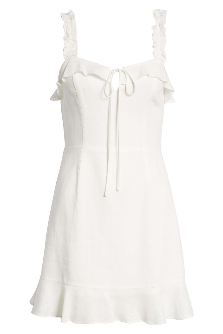 Days Like This Ruffle Minidress, Alternate, color, WHITE