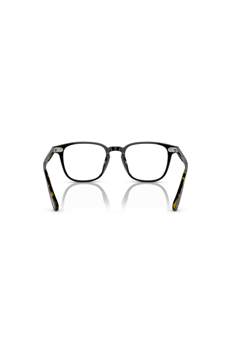 Oliver Peoples 48mm Rectangle optical glasses, Alternate, color, Black