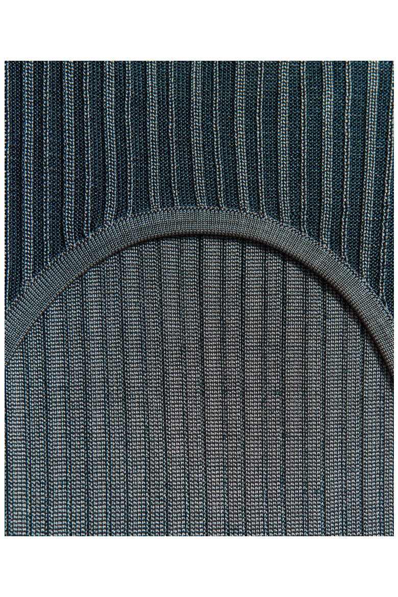 Ribbed Open Back Top, Alternate, color, DARK BLUE