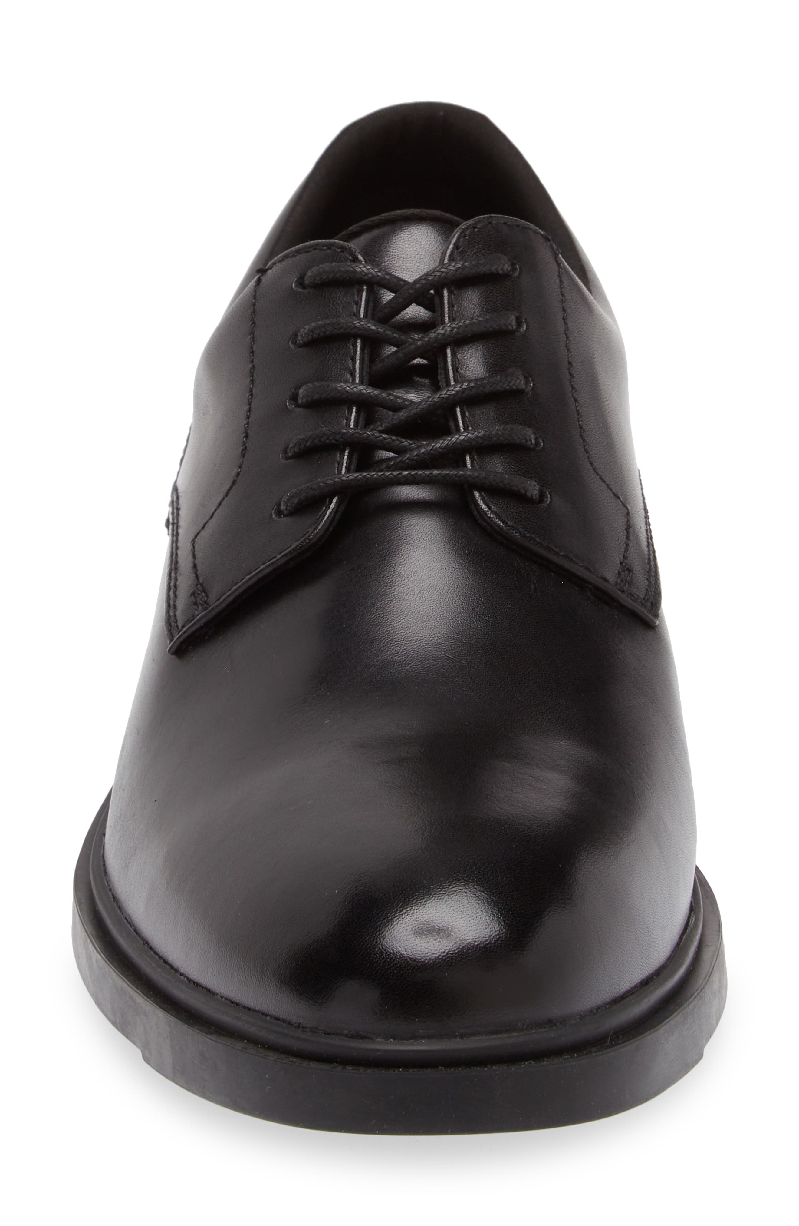NORDSTROM RACK Charlie Comfort Plain Toe Derby, Alternate, color, Black