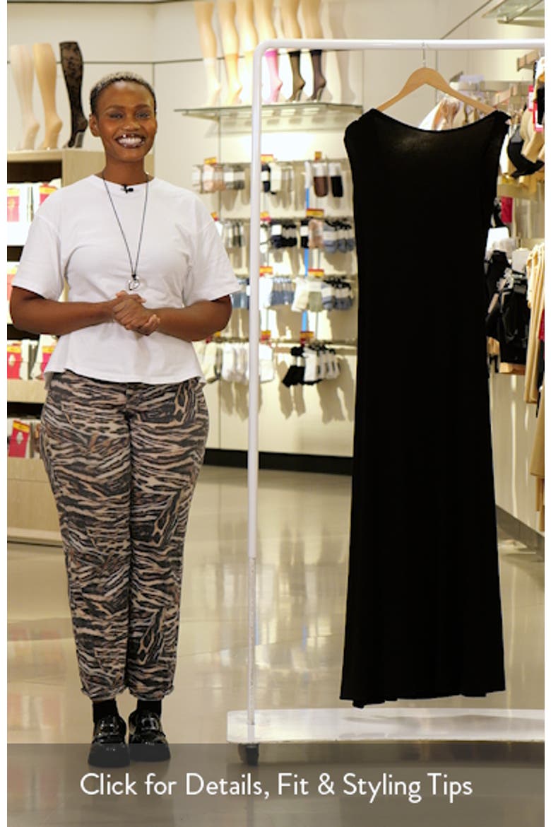 Laurel Sleeveless Stretch Jersey Gown video