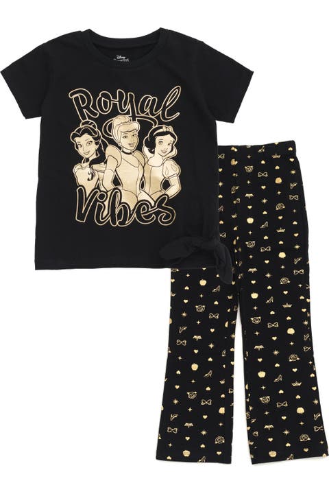 Princess 2-Piece T-Shirt and Flare Pants Set