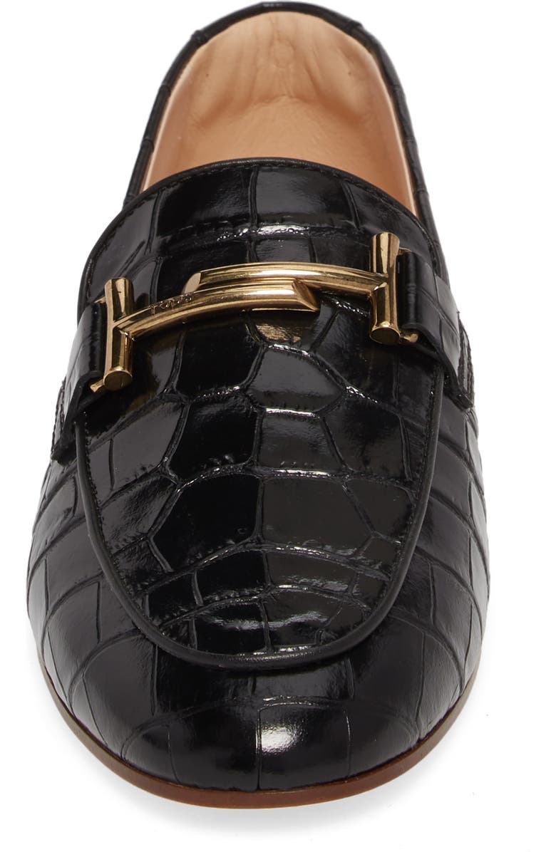 Tod's Double-T Printed Loafer, Alternate, color,