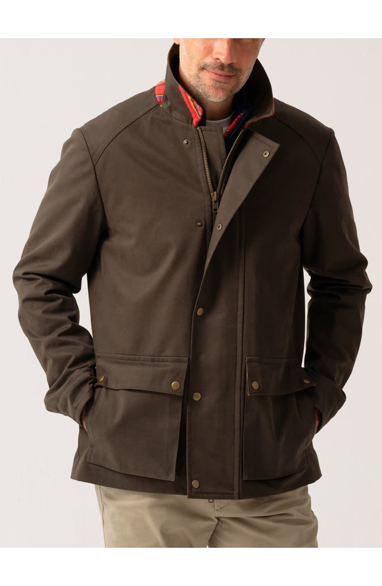 Koy Clothing Car Coat, Main, color, Dark Olive