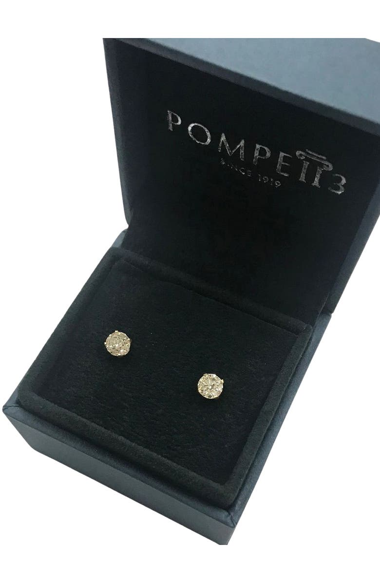 Bliss Diamond 1 CT. T.W. Natural Diamond Studs 14K or Gold, Alternate, color,