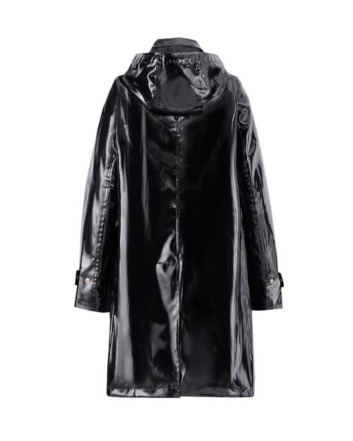 Jane Post Iconic Princess Rain Slicker In Black