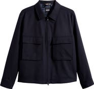 BOSS Carper Virgin Wool Shirt Jacket