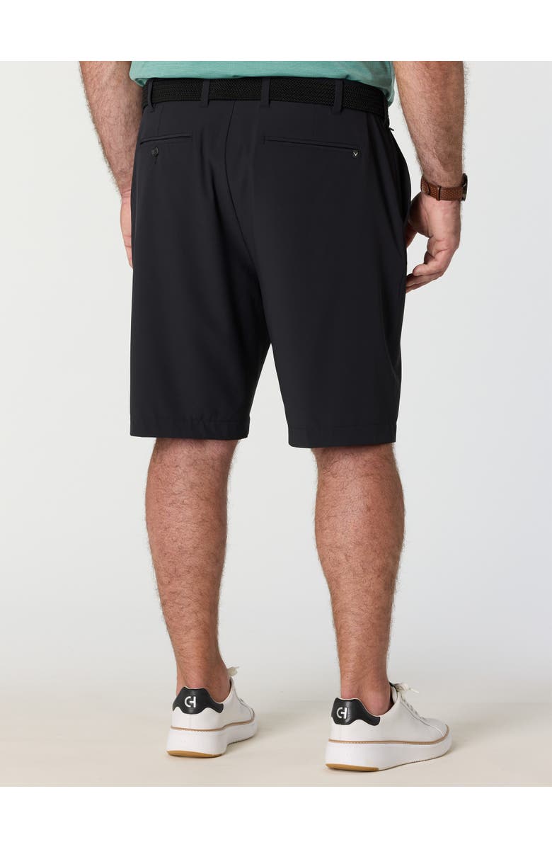 Callaway Big & Tall Premium Flat-Front Golf Shorts, Alternate, color, Caviar