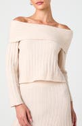 French Connection Lucien Off-the-Shoulder Sweater