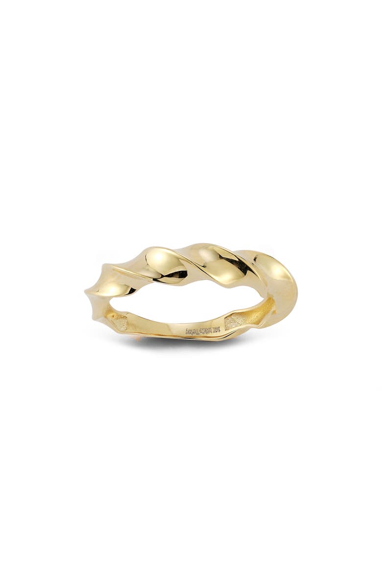 Ember Fine Jewelry 14K Gold Twist Ring, Main, color, 