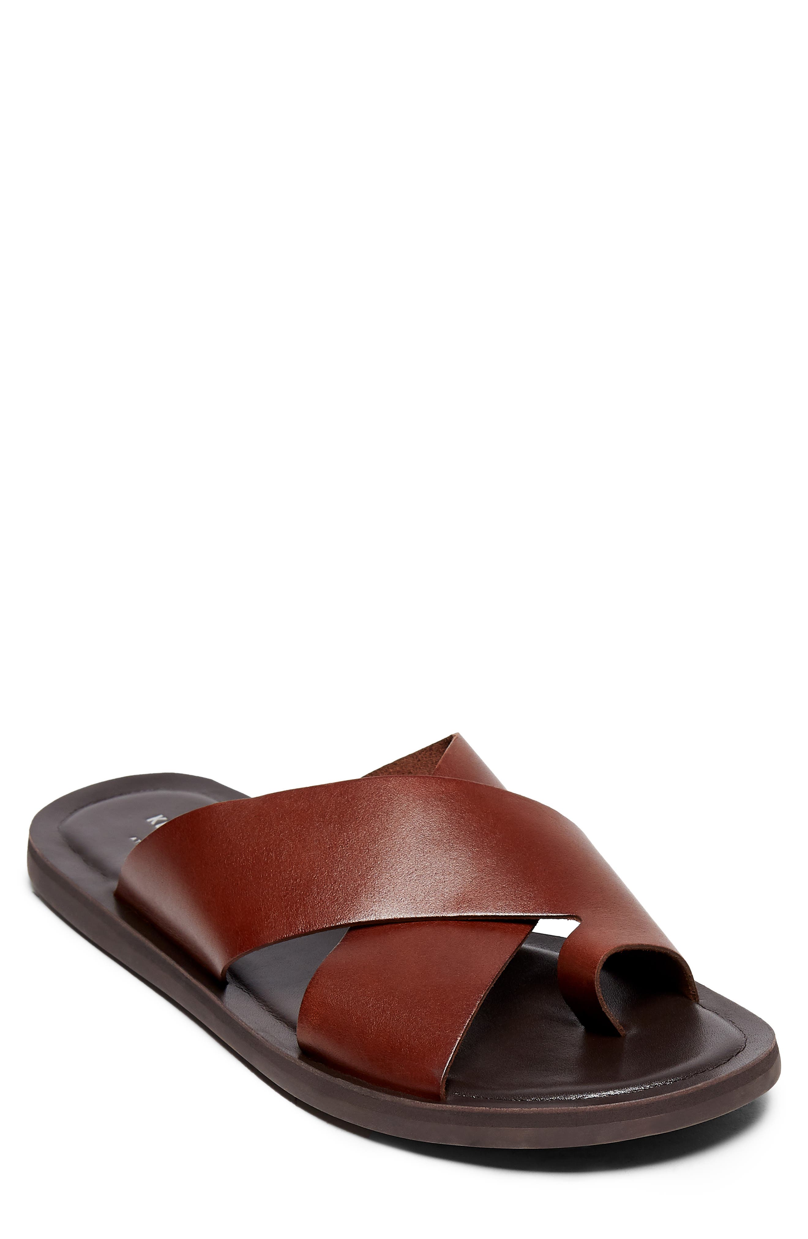 Ideal Slide Sandal, Main, color, BROWN