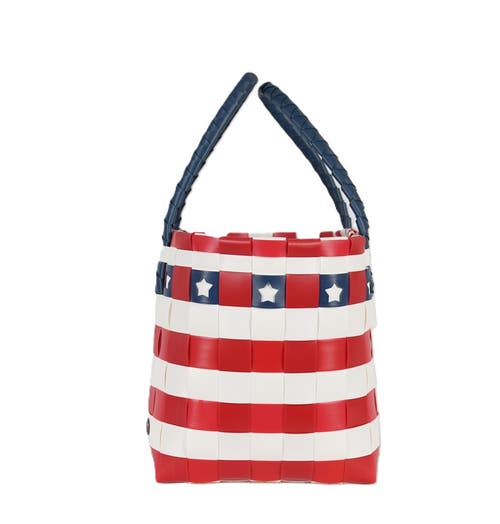 Handed By Paris Speciality Recycled Tote Bag In Americana