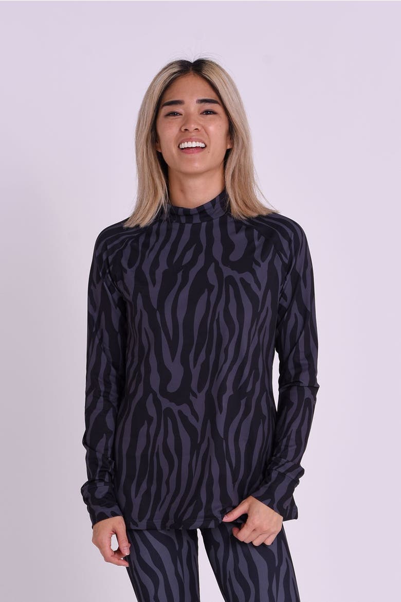 Baselayer Top - Black Tiger Women's, Main, color, Black Tiger