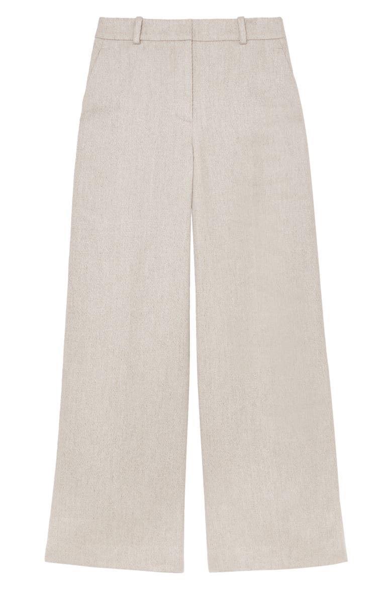 Nolah Wide Leg Linen Blend Pants, Alternate, color, NEUTRAL