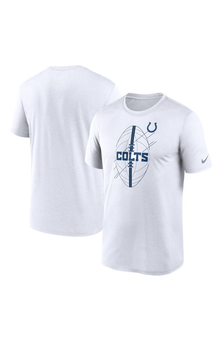 Nike Men's Nike White Indianapolis Colts Legend Icon Performance T-Shirt, Main, color,