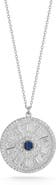 SPHERA MILANO Evil Eye Medallion Pendant Necklace