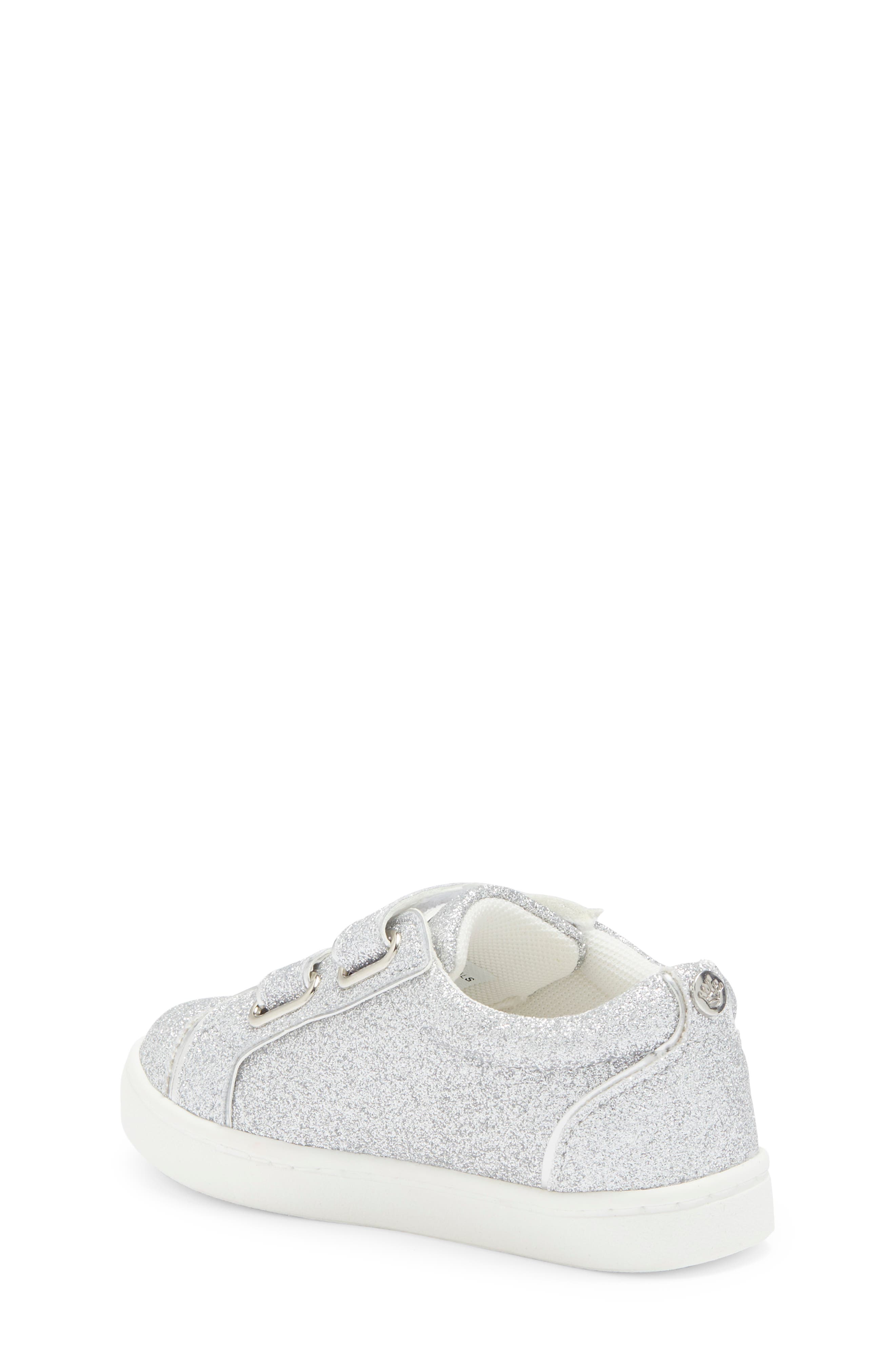 Nina Kids' Metallic Sneaker, Alternate, color, Slvglt