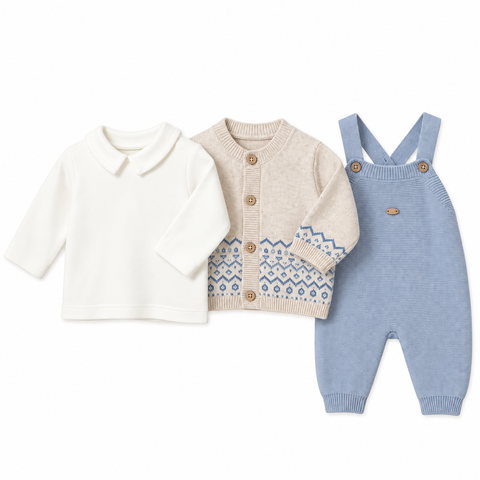 Three‑Piece Knit Outfit Set