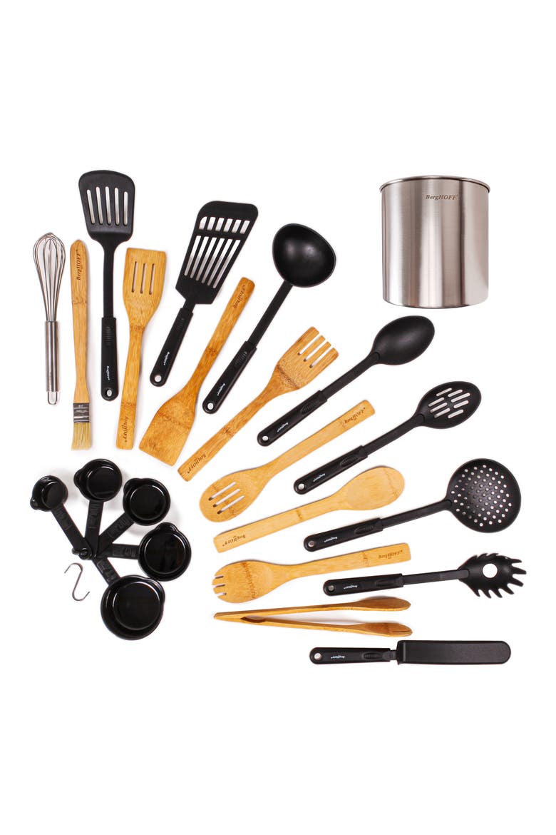 25-Piece Assorted Kitchen Tool Set, Alternate, color, SILVER MULTI