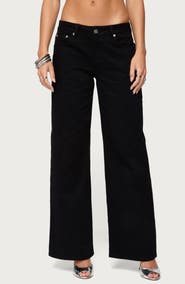 EDIKTED Roman Low Rise Slouchy Jeans