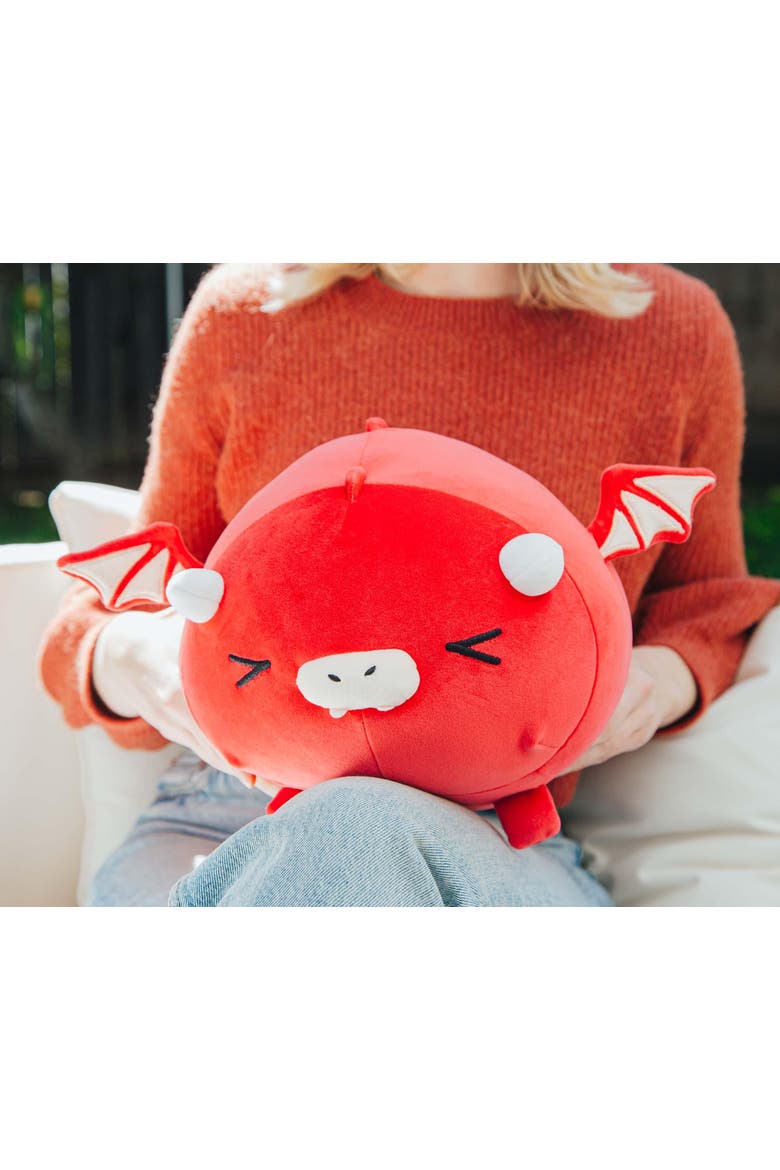 MochiOshis Red Dragon 12-Inch Character Plush Toy | Fujinobu Firoshi, Alternate, color, Red