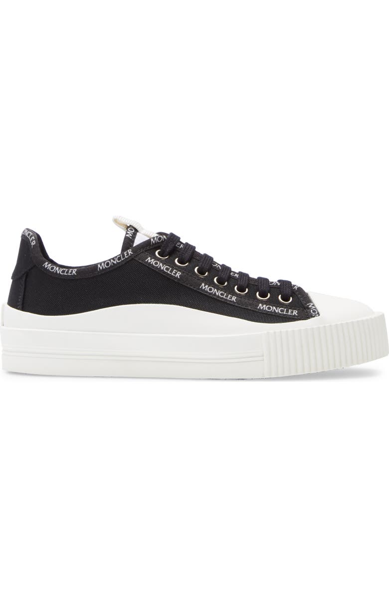 Moncler Glissierie Sneaker, Alternate, color, Black