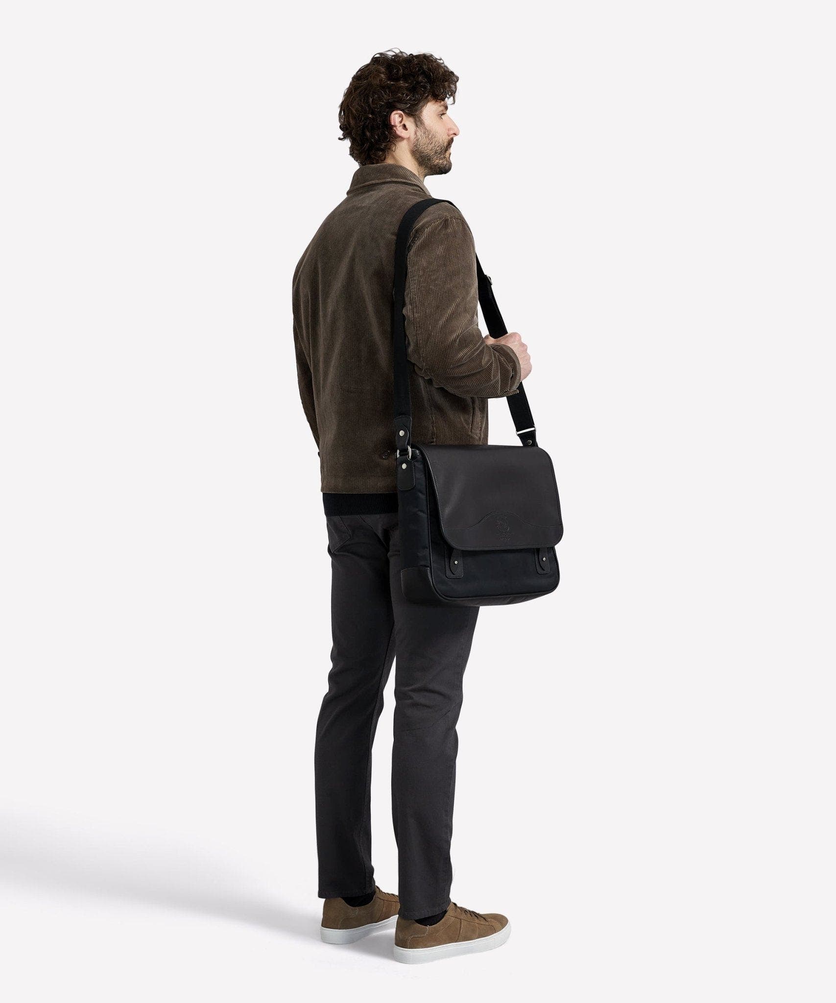 Ghurka Chelsea No. 306, Alternate, color, Black Nylon & Leather